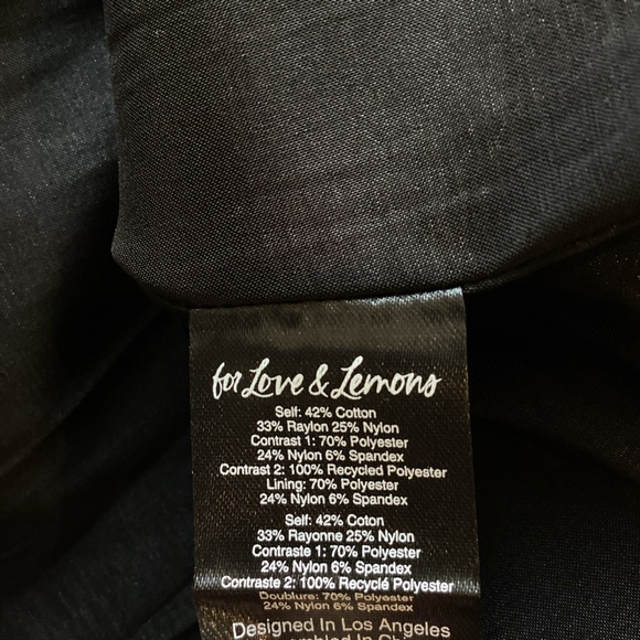 For Love and Lemons Bubble Hem Mini Dress Anthropologie - Picture 16 of 16